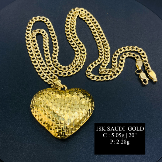 Saudi Cuban Chain 18k
